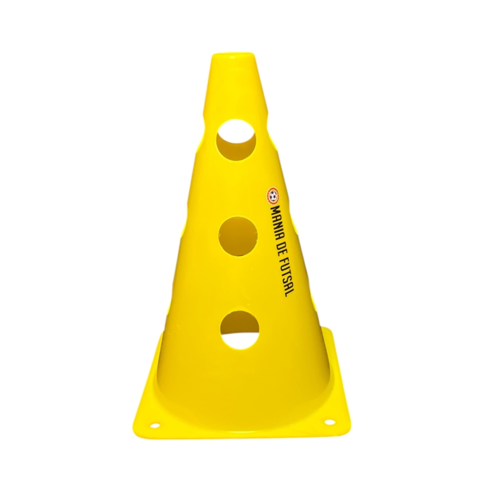 Kit Com 5 Cones Mania De Futsal Com Furos Para Treinamento Mania De kit-com-5-cones-mania-de-futsal-com-furos-para-treinamento-mania-de