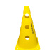 Kit Com 5 Cones Mania De Futsal Com Furos Para Treinamento Amarelo