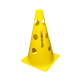 Kit Com 5 Cones Mania De Futsal Com Furos Para Treinamento Amarelo