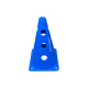 Kit Com 5 Cones Mania De Futsal Com Furos Para Treinamento Azul