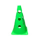 Kit Com 5 Cones Mania De Futsal Com Furos Para Treinamento Verde