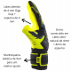 Luva Goleiro Campo e Society N1 Beta 2.0 Profissional Amarelo