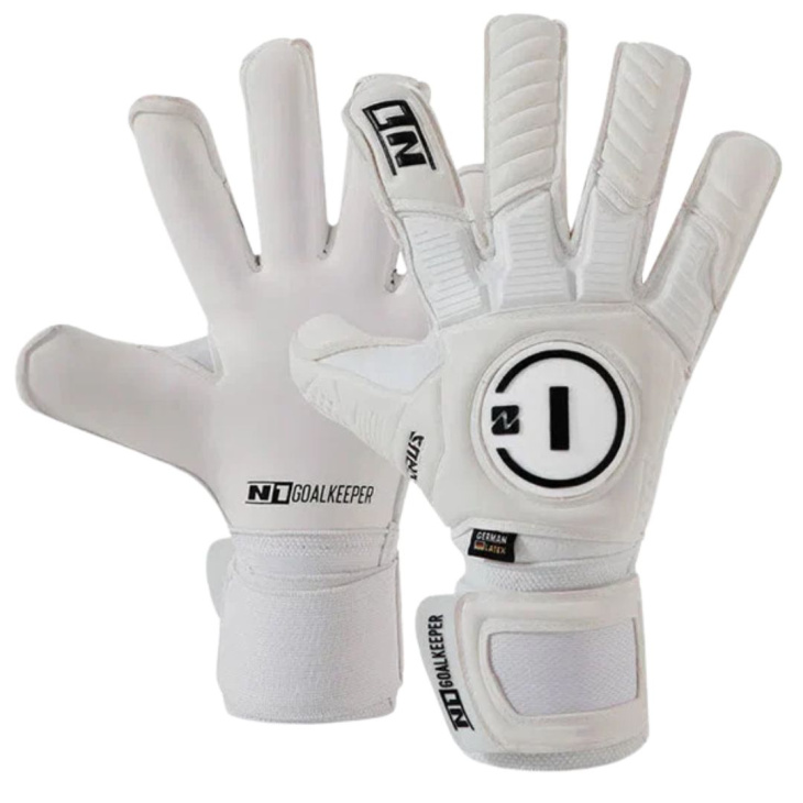 Luva Goleiro Campo e Society N1 Horus Profissional Branco