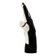 Luva Goleiro Campo e Society N1 Sirius Profissional Preto