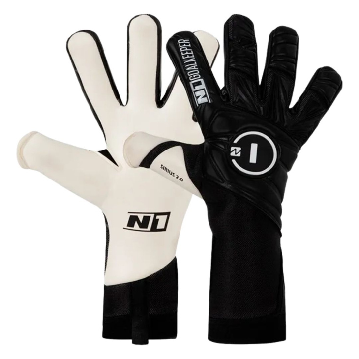 Luva Goleiro Campo e Society N1 Sirius Profissional Preto