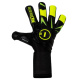 Luva Goleiro Campo e Society N1 Sirius Profissional Preto-Neon
