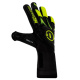 Luva Goleiro Campo e Society N1 Sirius Profissional Preto-Neon