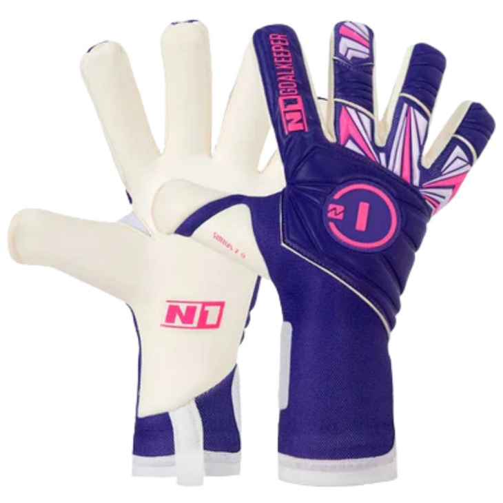 Luva Goleiro Campo e Society N1 Sirius Profissional Roxo