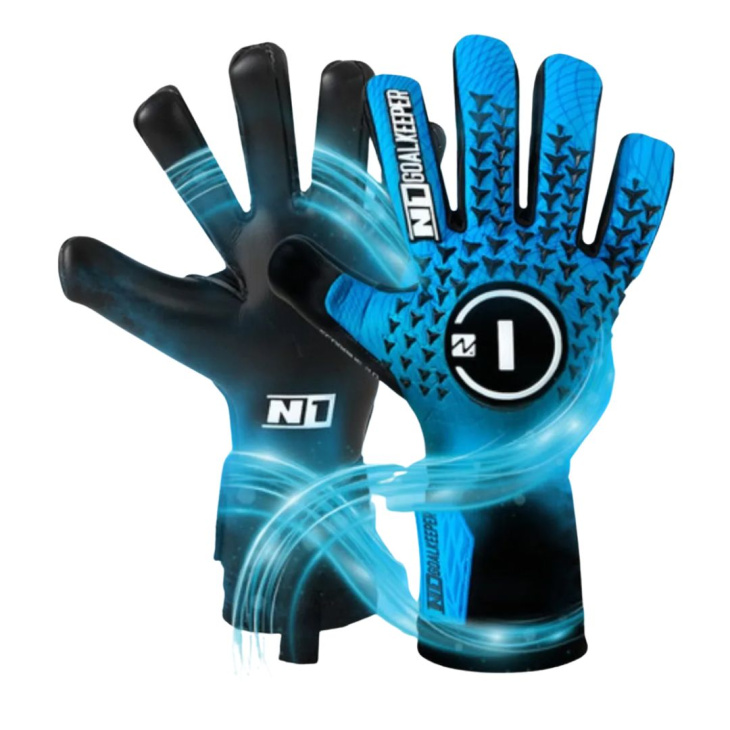 Luva Goleiro Campo N1 Scorpius 2.0 Profissional Azul-Preto