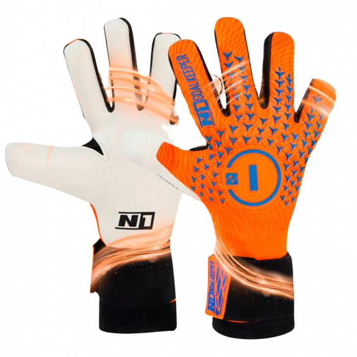 Luva Goleiro Campo N1 Scorpius 2.0 Profissional Laranja