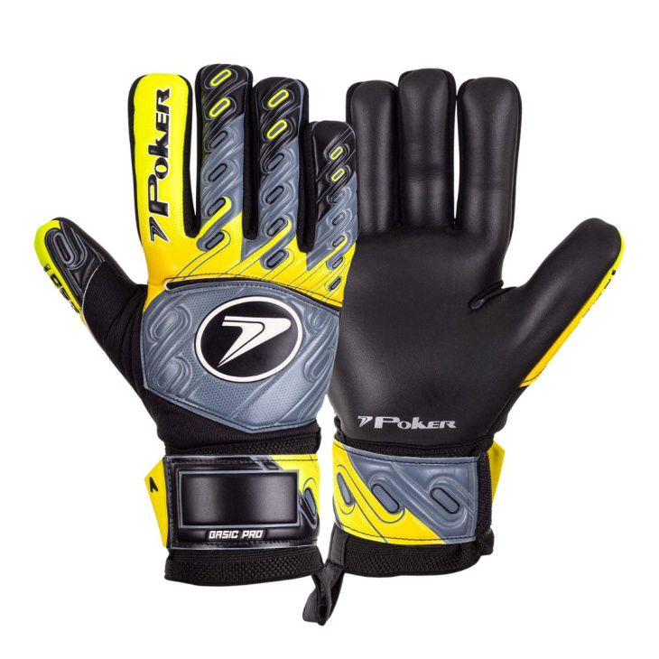 Luva Goleiro Campo Poker Basic Pro Profissional CHAMC