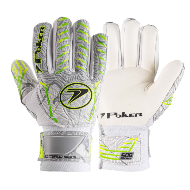 Luva Goleiro Campo Poker Breath Semi Profissional Multiterreno BRVDC