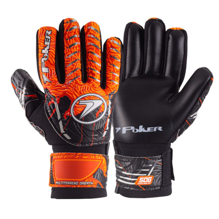 Luva Goleiro Campo Poker Breath Semi Profissional Multiterreno PTLAC