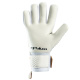 Luva Goleiro Campo Poker Hug Flex 5 Profissional 01160 Branco-Dourado