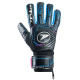 Luva Goleiro Campo Poker Hug Flex 5 Profissional 01160 Preto-Azul