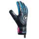 Luva Goleiro Campo Poker Hug Flex 5 Profissional 01160 Preto-Azul