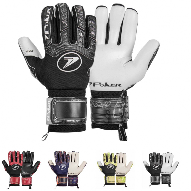 Luva Goleiro Campo Poker Infinity Profissional PTPTPR