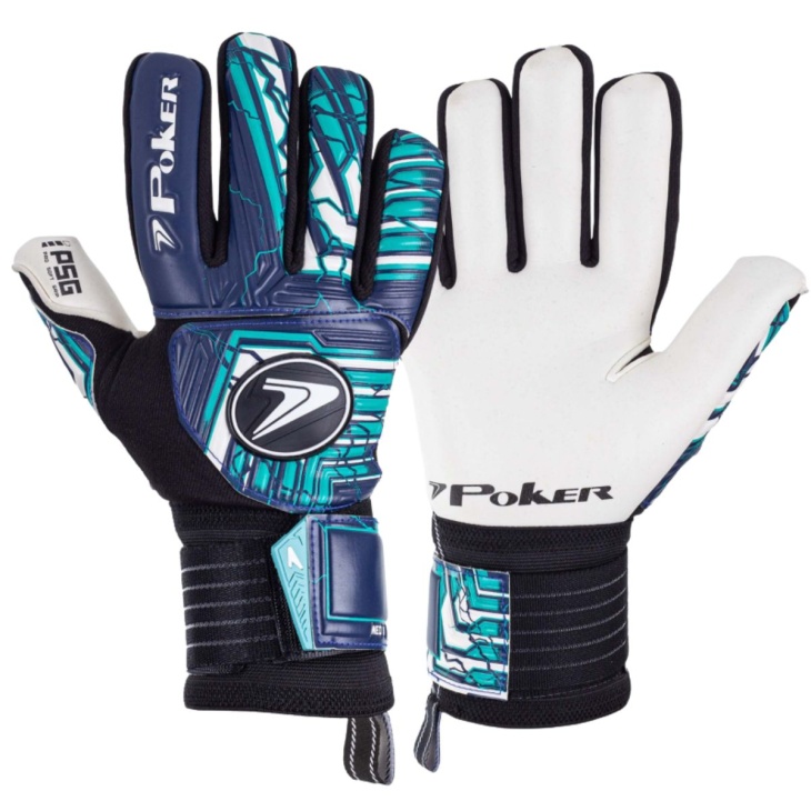 Luva Goleiro Campo Poker Neo II Profissional AZVDA