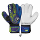 Luva Goleiro Campo Poker Profissional Duality Marinho/Verde/Azul