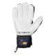 Luva Goleiro Campo Poker Profissional Duality Preto/Azul/Laranja