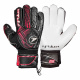 Luva Goleiro Campo Poker Profissional Duality Preto/Vermelho/Cinza