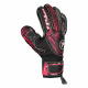 Luva Goleiro Campo Poker Profissional Duality Preto/Vermelho/Cinza