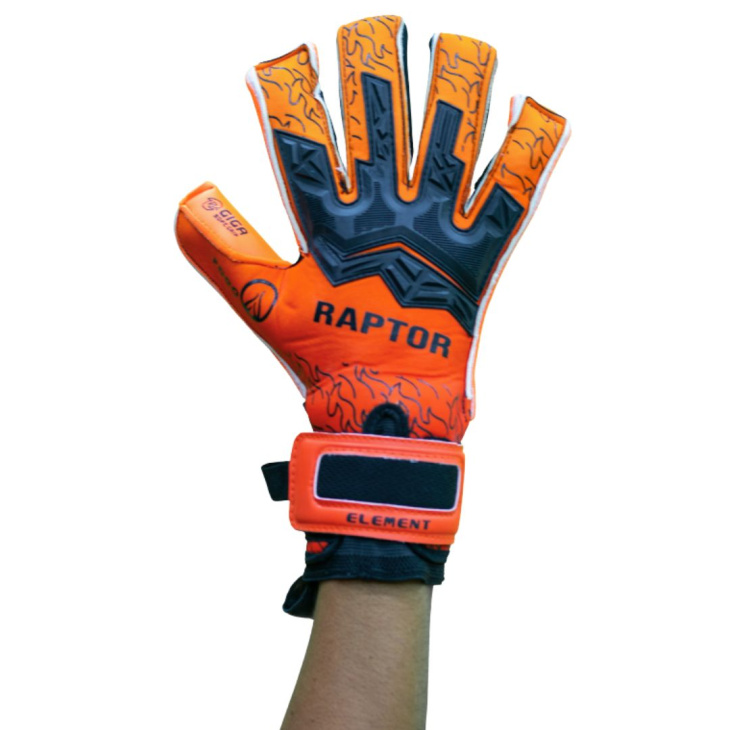 Luva Goleiro Campo Raptor Profissional Element 2025 Fogo