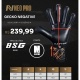 Luva Goleiro Campo Raptor Profissional Neo Pro Copa Black