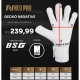 Luva Goleiro Campo Raptor Profissional Neo Pro Copa White