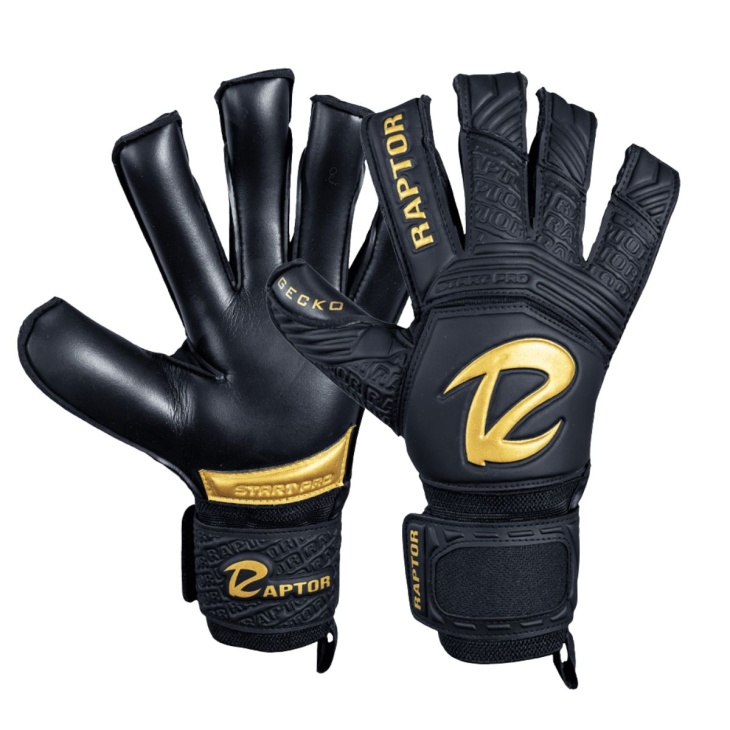 Luva Goleiro Campo Raptor Profissional Start Pro 2026 Gecko Gold PTDOU