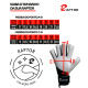 Luva Goleiro Campo Raptor Profissional Start Pro Hybrid