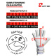 Luva Goleiro Campo Raptor Profissional Start Pro Negative