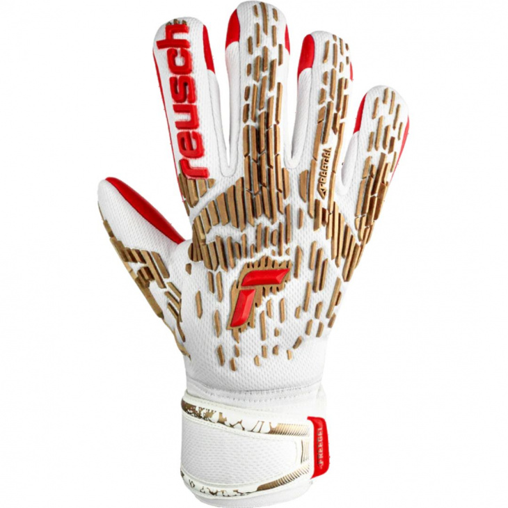 Luva Goleiro Campo Reusch Attrakt FreeGel Silver 1011