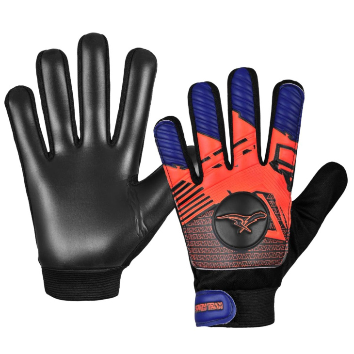 Luva Goleiro Campo South Team Splash Infantil Vermelho-Azul