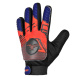 Luva Goleiro Campo South Team Splash Infantil Vermelho-Azul