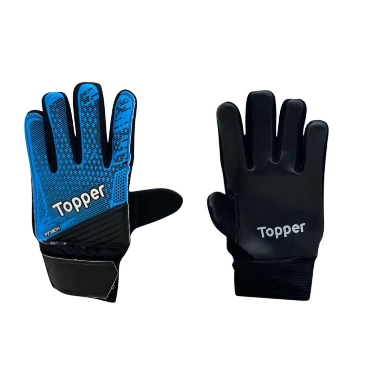 Luva Goleiro Campo Topper Track Kids Glove Azul