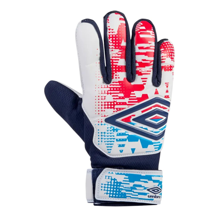 Luva Goleiro Campo Umbro Formation Juvenil Branco-Vermelho