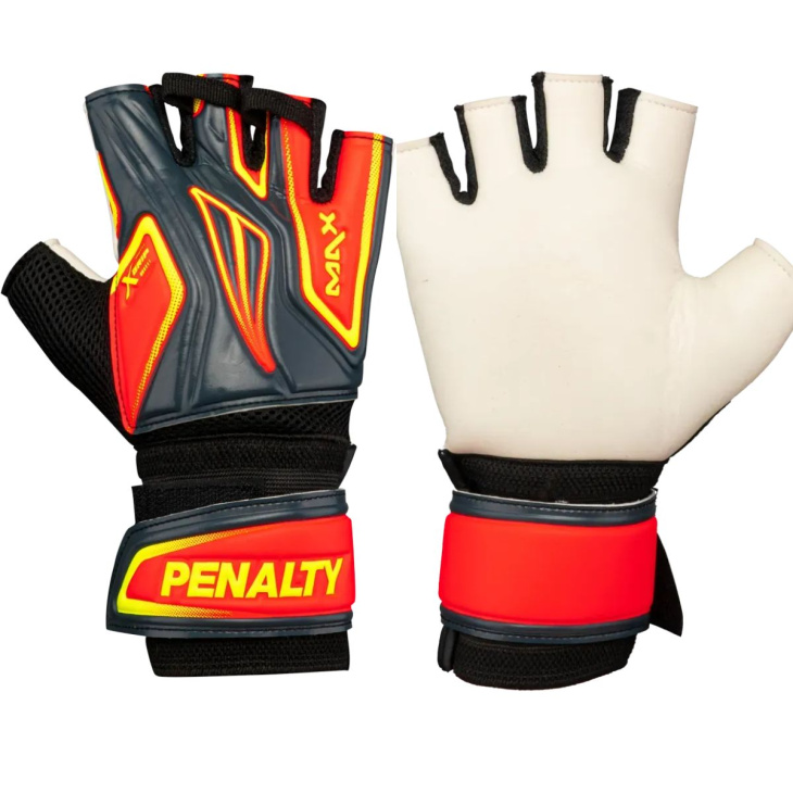 Luva Goleiro Futsal Penalty Delta Indoor Max XXIV Preto-Amarelo
