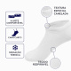 Meia Casual QLC M1 Cano Curto Algodão Branco