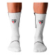 Meia Esportiva Antiderrapante Prosocks   UltraGrip São Paulo Branco