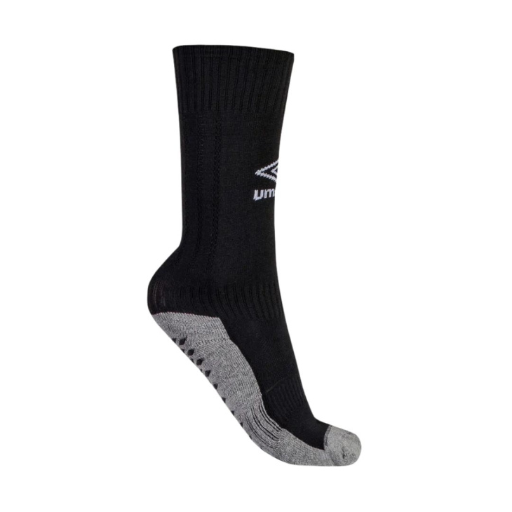 Meia Umbro Esportiva 3/4 Grip Preta