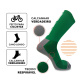 Meia UP Ciclismo Cano Longo Microfibra Verde