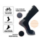 Meia UP Ciclismo Cano Longo Microfibra Preto