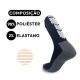 Meia UP Ciclismo Cano Longo Microfibra Preto