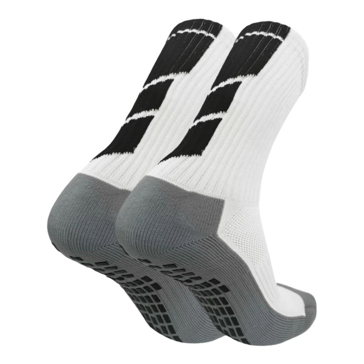 Meia UP Esportiva Cano Longo Antiderrapante Branco