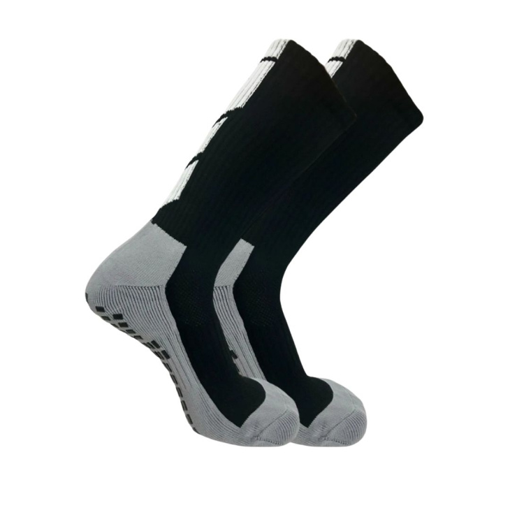 Meia UP Esportiva Cano Longo Antiderrapante Preto