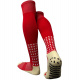 Meião Esportivo Antiderrapante Sport Socks Grip Vermelho