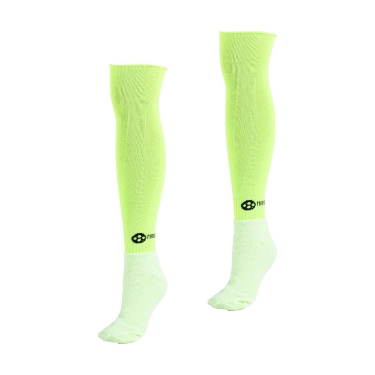 Meião Futebol Personalizado Mania de Futsal Classic Verde Neon