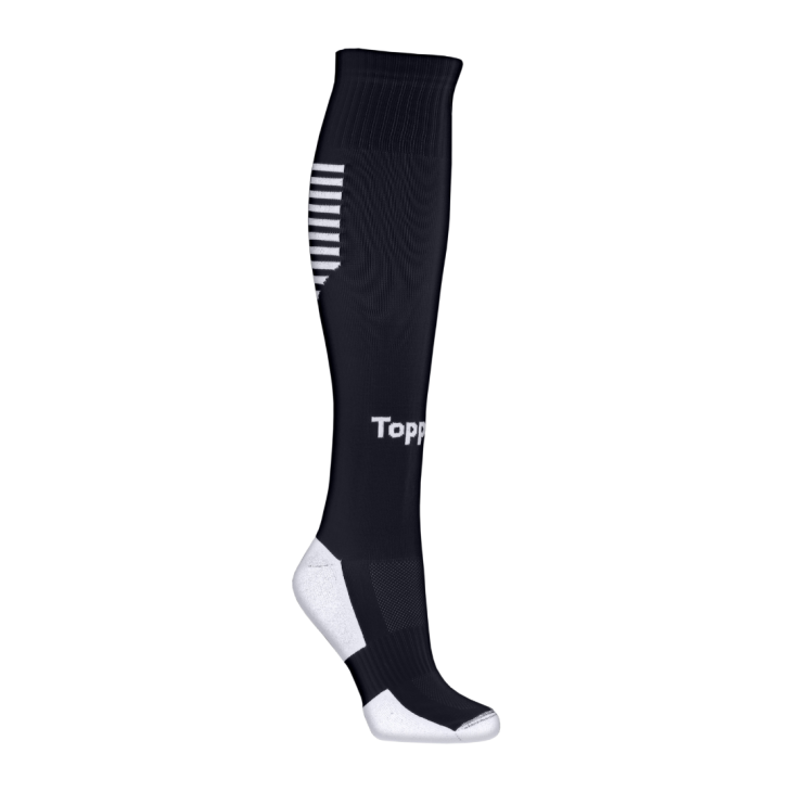 Meião Futebol Topper Boleiro Preto-Branco
