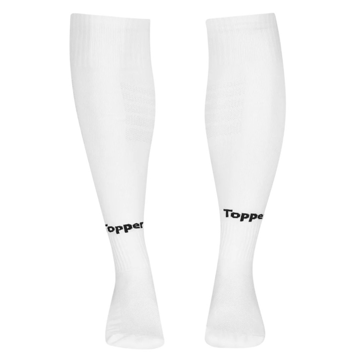 Meião Futebol Topper Cup Juvenil Branco-Preto